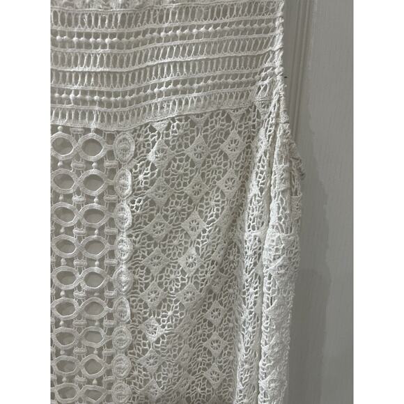 Women Lace Sleeveless Pullover Tops Vest Ladies Summer Tank Tee Blouse T shirt - Picture 4 of 5